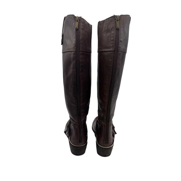 Sam Edelman Women’s size 7B Croc Embossed Leather back zip Boots - Picture 10 of 13